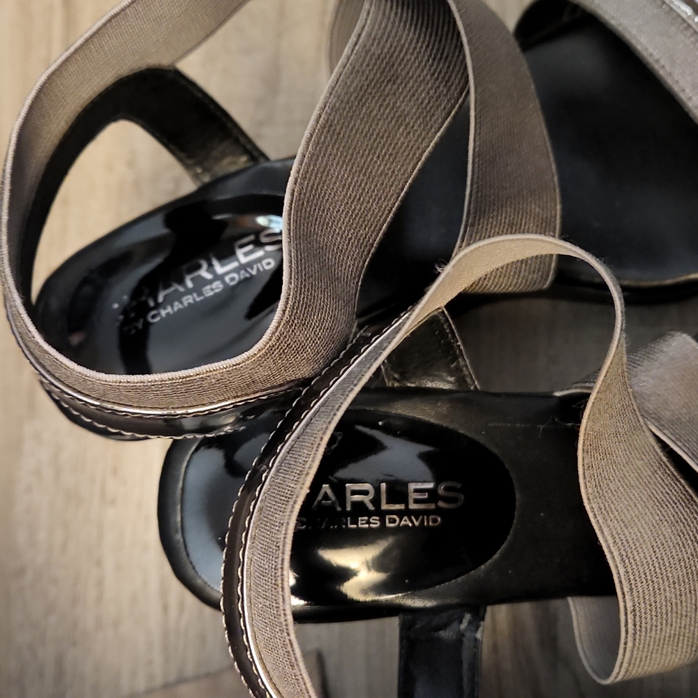 Charles by Charles David Pewter Wedge 💥 - Picture 9 of 9